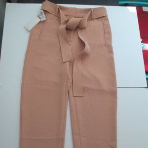 Wilfred Tie Front Size 6 Stockings Beige Collants Pants Dress Front Pockets